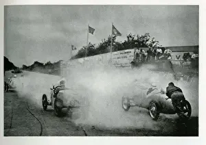 Start of a race at the Avus Track, Berlin, Germany
