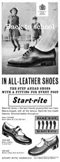 Fittings Gallery: Start-rite shoes advertisement, 1961
