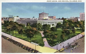 Images Dated 18th March 2019: State Capitol and Grounds, Columbus, Ohio, USA