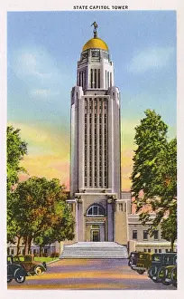 State Capitol Tower, Lincoln, Nebraska, USA