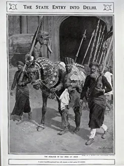 State entrance into Delhi