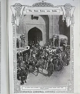 State entrance into Delhi