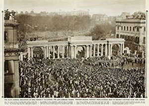 Images Dated 15th August 2015: State funeral of King George V in London