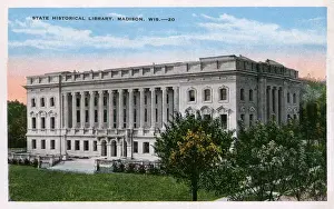 Madison Prints: State Historical Library - Madison, Wisconsin