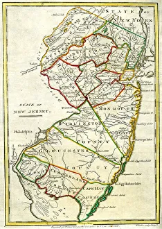 Payne Prints: State of New Jersey, North America