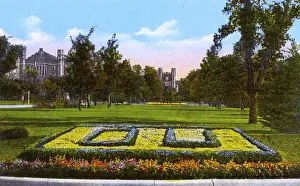 State of Oklahoma, USA - Entrance to Oval, University