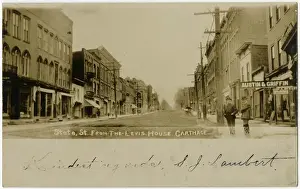 Telegraph Prints: State Street, Carthage, NY, USA, from the Levis House Hotel