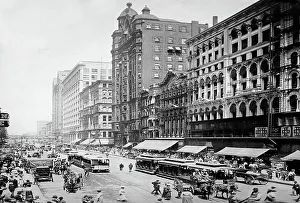 Chicago Prints: State Street, Chicago, USA, early 1900s