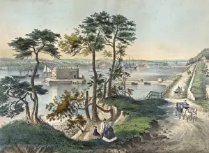 Staten Prints: Staten Island and the Narrows: from Fort Hamilton
