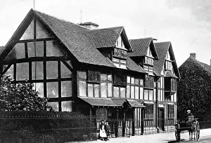 Birthplace Prints: Statford-upon-Avon Shakespeare's birth place early 1900s