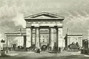 1850s Collection: Station In London - Euston