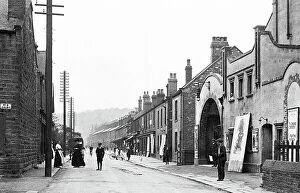 Images Dated 16th October 2018: Station Road, Chapeltown early 1900's