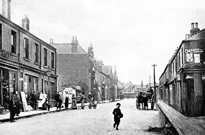 Featherstone Prints: Station Road, Featherstone, early 1900s