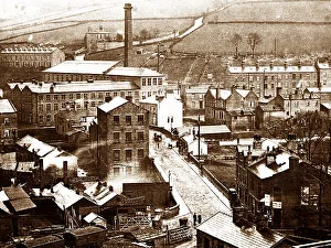 Station Road, Luddenden Foot early 1900's