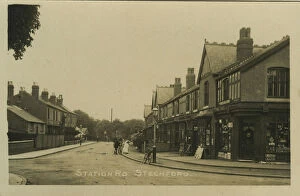 Images Dated 25th March 2020: Station Road, Stechford, Birmingham, Warwickshire, England. Date: 1917
