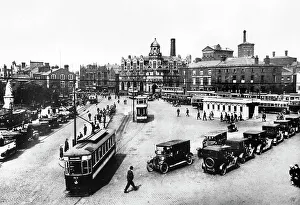 Station Square, Blackburn early 1900's