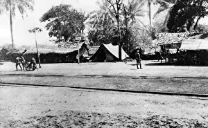 Susa Prints: Station on Susa North Railway, Cameroon, Africa, WW1