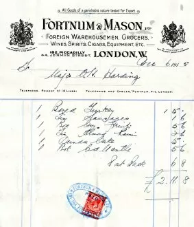 Handwriting Gallery: Stationery, Fortnum & Mason Ltd, London