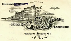 Images Dated 7th September 2017: Stationery, Hotel Royal Grande Bretagne, Florence, Italy