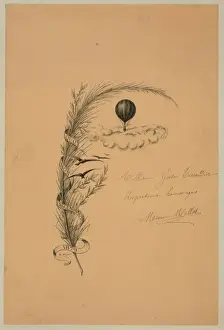 Stalk Prints: Stationery illustrated with a stalk of wheat wrapped in a ba