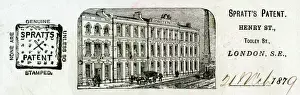 Biscuits Prints: Stationery, Spratts Patent Animal Biscuits, London