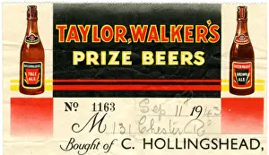 Stationery, Taylor Walkers Prize Beers