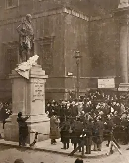 Commemoration Prints: Statue of the 8th Duke of Devonshire, Whitehall, London
