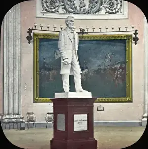 Rotunda Prints: Statue of Abraham Lincoln by Harry J. Ellicott