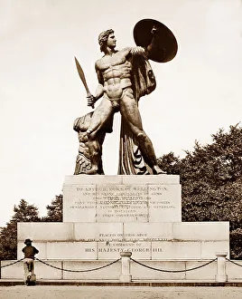 Hyde Prints: Statue of Achilles, Hyde Park, Victorian period