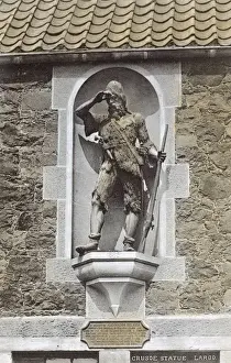 Birthplace Prints: Statue of Alexander Selkirk - Lower Largo, Fife, Scotland