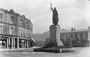 Winchester Prints: Statue of Alfred the Great