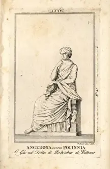 Statue of Angerona, goddess of Rome, or Polinnia