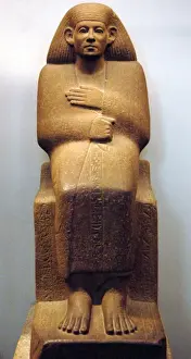 Barefooted Prints: Statue of Ankhrekhu. Egypt