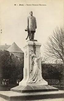 Armand Prints: Statue of Armand Rousseau - Brest