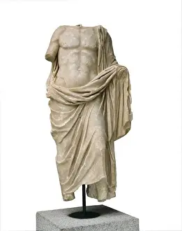 Myths Prints: Statue of Asklepios (god of medicine), 2nd c. A. D