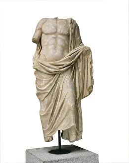 Aesculapius Gallery: Statue of Asklepios (god of medicine), 2nd c. A.D