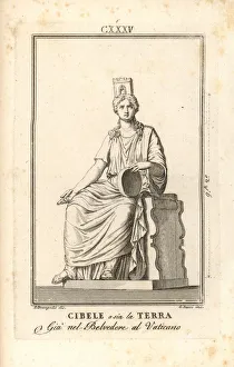 Terra Gallery: Statue of Cybele or Terra Mater, Roman goddess of the earth