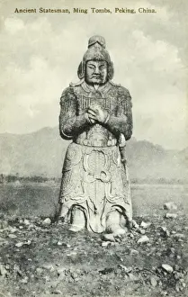 Statue on the Divine Road - Ming Tombs, Beijing, China