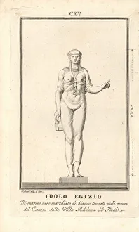 Idol Collection: Statue of an Egyptian female idol in black marble