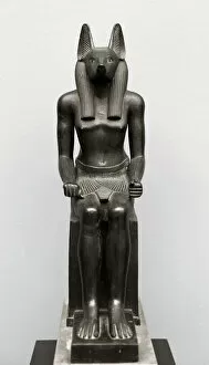 Egyptians Gallery: Statue of egyptian God Anubis