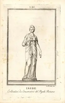 Statue of Egyptian goddess Isis