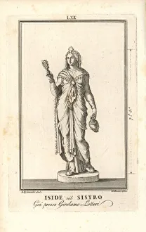 Paolo Gallery: Statue of the Egyptian goddess Isis with sistrum