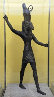 Statue of the god Set. Bronze and silver. Egypt. Carlsberg G Statue of the god Set. Bronze and silver. Egypt. Carlsberg G