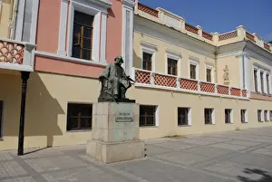 Statue of Ivan Aivazovsky (1817-1900). Feodosiya. Ukraine