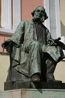 Images Dated 18th August 2011: Statue of Ivan Aivazovsky (1817-1900). Feodosiya. Ukraine