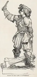 Statue of Jean Bart at Dunkirk, 1845