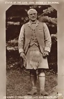 Estate Prints: Statue of John Brown at Balmoral