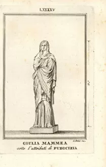 Statue of Julia Avita Mamaea with the attributes