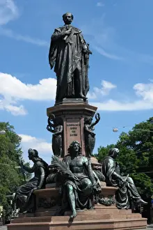 Maximilian Prints: Statue of Maximilian II, Munich, Germany