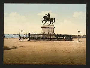 Cherbourg Prints: Statue of Napoleon I, Cherbourg, France